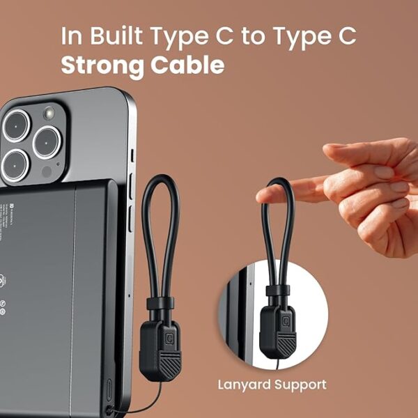 61HxnIQ8WrL._SX679_ Portronics PowerShutter Air 10K 10000mAh 15W Wireless Magnetic Fast Charging Powerbank, In Built Type Cable,22.5W Type C PD Output,Light Weight,Compatible with iPhone 12 Above,Other Qi Enabled Devices